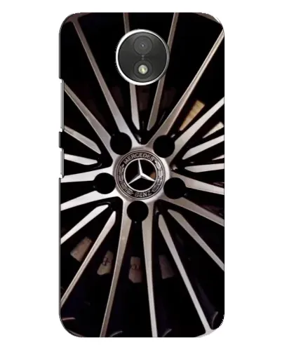 Чехол для Motorola Moto C (XT1750) с картинкой «Диск Mercedes»