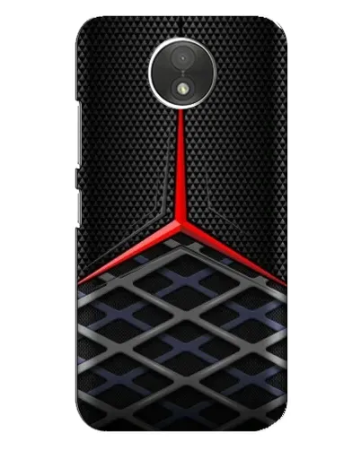 Чехол для Motorola Moto C (XT1750) с картинкой «Mercedes Carbon Grid»
