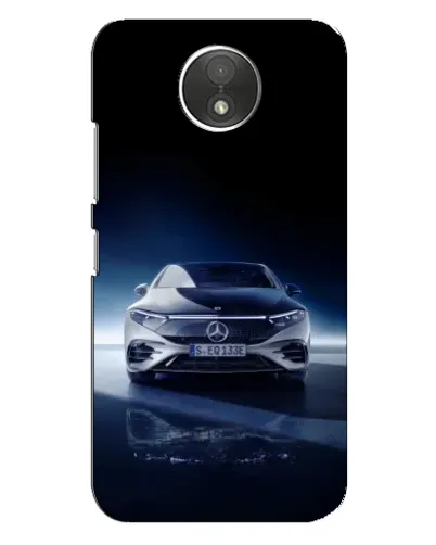 Чехол для Motorola Moto C (XT1750) с картинкой «Ночной Mercedes EQ»
