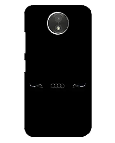 Чехол для Motorola Moto C (XT1750) с картинкой «Audi — световой подпись»