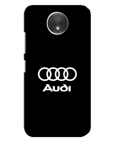 Чехол для Motorola Moto C (XT1750) с картинкой «Классическое лого Audi»