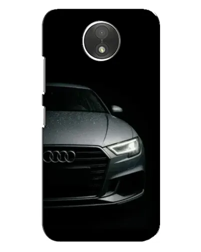 Чехол для Motorola Moto C (XT1750) с картинкой «Audi — детализация кузова»