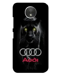 Чехол для Motorola Moto C (XT1750) с картинкой «Пантера и Audi» Чехол для Motorola Moto C (XT1750) с картинкой «Пантера и Audi»