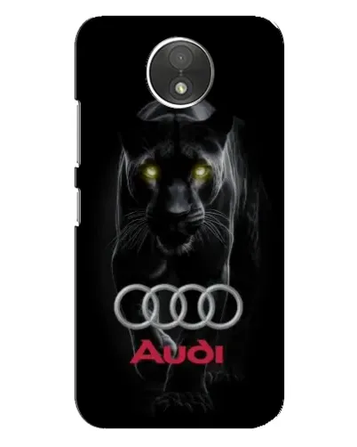 Чехол для Motorola Moto C (XT1750) с картинкой «Пантера и Audi»