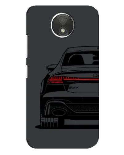 Чехол для Motorola Moto C (XT1750) с картинкой «Задняя часть Audi — арт»