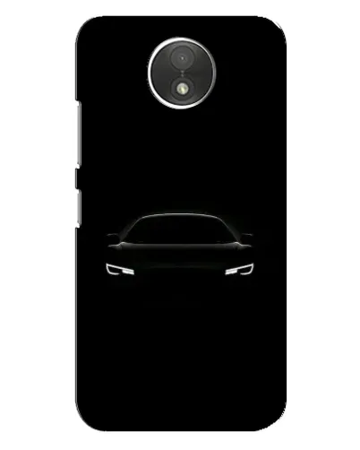 Чехол для Motorola Moto C (XT1750) с картинкой «Взгляд Audi в темноте»