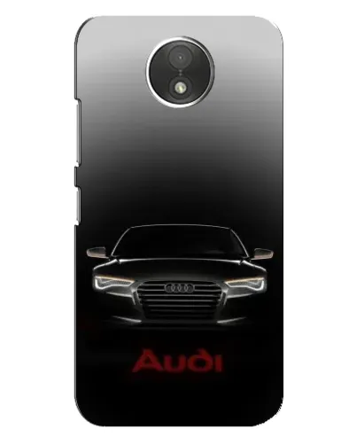 Чехол для Motorola Moto C (XT1750) с картинкой «Audi — градиентный контур»