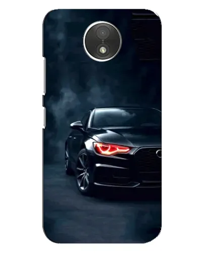 Чехол для Motorola Moto C (XT1750) с картинкой «Audi — хищный взгляд»