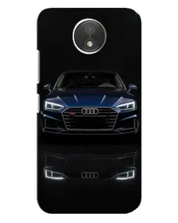 Чехол для Motorola Moto C (XT1750) с картинкой «Audi — ночное отражение» Чехол для Motorola Moto C (XT1750) с картинкой «Audi — ночное отражение»