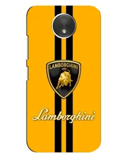 Чехол для Motorola Moto C (XT1750) с картинкой «Lamborghini Stripe желтый» Чехол для Motorola Moto C (XT1750) с картинкой «Lamborghini Stripe желтый»
