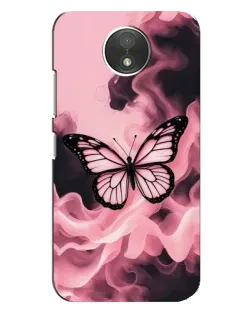 Чехол для Motorola Moto C (XT1750) с картинкой «Бабочка в дыму» Чехол для Motorola Moto C (XT1750) с картинкой «Бабочка в дыму»