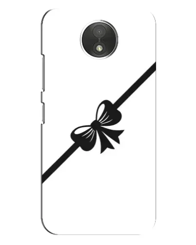 Чехол для Motorola Moto C (XT1750) с картинкой «Диагональный бант»