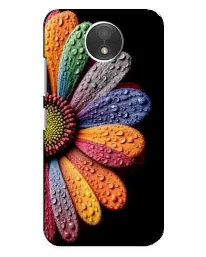 Чехол для Motorola Moto C (XT1750) с картинкой «Радужный цветок» Чехол для Motorola Moto C (XT1750) с картинкой «Радужный цветок»