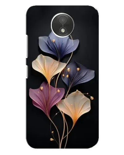 Чехол для Motorola Moto C (XT1750) с картинкой «Лиловые цветы грации» Чехол для Motorola Moto C (XT1750) с картинкой «Лиловые цветы грации»