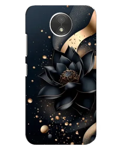 Чехол для Motorola Moto C (XT1750) с картинкой «Черный лотос» Чехол для Motorola Moto C (XT1750) с картинкой «Черный лотос»
