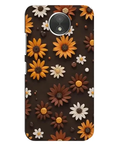 Чехол для Motorola Moto C (XT1750) с картинкой «Узор из маленьких подсолнухов» Чехол для Motorola Moto C (XT1750) с картинкой «Узор из маленьких подсолнухов»