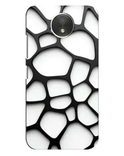 Чехол для Motorola Moto C (XT1750) с картинкой «Белая объемная сетка» Чехол для Motorola Moto C (XT1750) с картинкой «Белая объемная сетка»