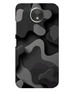 Чехол для Motorola Moto C (XT1750) с картинкой «Темный абстрактный камуфляж» Чехол для Motorola Moto C (XT1750) с картинкой «Темный абстрактный камуфляж»