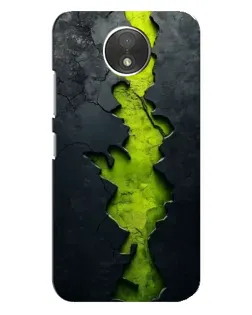 Чехол для Motorola Moto C (XT1750) с картинкой «Салатовый разлом скалы» Чехол для Motorola Moto C (XT1750) с картинкой «Салатовый разлом скалы»