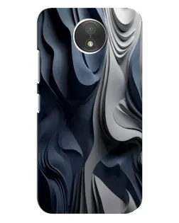 Чехол для Motorola Moto C (XT1750) с картинкой «Объемные синие складки» Чехол для Motorola Moto C (XT1750) с картинкой «Объемные синие складки»