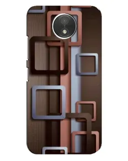 Чехол для Motorola Moto C (XT1750) с картинкой «Коричневые объемные квадраты» Чехол для Motorola Moto C (XT1750) с картинкой «Коричневые объемные квадраты»