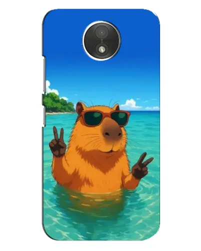 Чехол для Motorola Moto C (XT1750) с картинкой «Морская капибара» Чехол для Motorola Moto C (XT1750) с картинкой «Морская капибара»