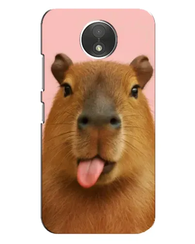 Чехол для Motorola Moto C (XT1750) с картинкой «Капибара с языком» Чехол для Motorola Moto C (XT1750) с картинкой «Капибара с языком»