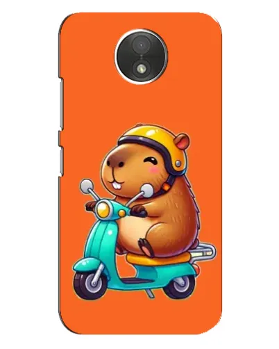 Чехол для Motorola Moto C (XT1750) с картинкой «Капибара на скутере» Чехол для Motorola Moto C (XT1750) с картинкой «Капибара на скутере»