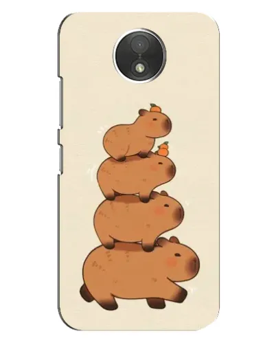 Чехол для Motorola Moto C (XT1750) с картинкой «Башня из капибар» Чехол для Motorola Moto C (XT1750) с картинкой «Башня из капибар»