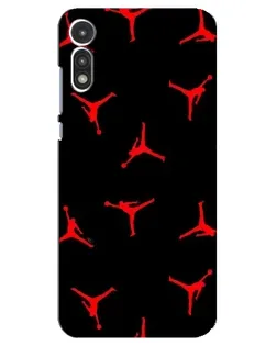 Чохол для Motorola MOTO E 2020 з картинкою «Jordan Red Pattern» Чохол для Motorola MOTO E 2020 з картинкою «Jordan Red Pattern»
