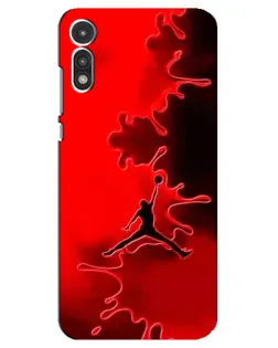 Чохол для Motorola MOTO E 2020 з картинкою «Jordan Red Smoke» Чохол для Motorola MOTO E 2020 з картинкою «Jordan Red Smoke»