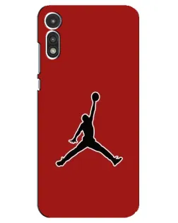Чохол для Motorola MOTO E 2020 з картинкою «Jordan Red Back» Чохол для Motorola MOTO E 2020 з картинкою «Jordan Red Back»