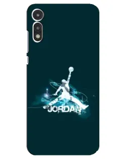 Чохол для Motorola MOTO E 2020 з картинкою «Jordan Blue Fire» Чохол для Motorola MOTO E 2020 з картинкою «Jordan Blue Fire»