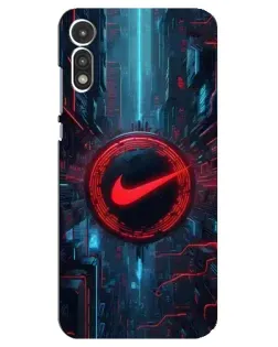 Чохол для Motorola MOTO E 2020 з картинкою «Техногенний стиль Nike» Чохол для Motorola MOTO E 2020 з картинкою «Техногенний стиль Nike»