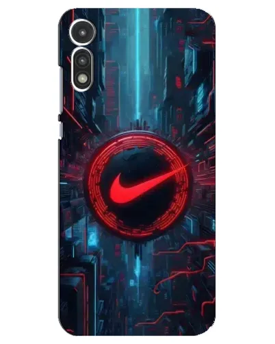 Чохол для Motorola MOTO E 2020 з картинкою «Техногенний стиль Nike» Чохол для Motorola MOTO E 2020 з картинкою «Техногенний стиль Nike»