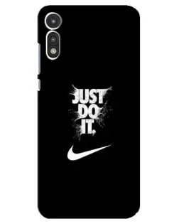 Чохол для Motorola MOTO E 2020 з картинкою «Текстовий принт Nike» Чохол для Motorola MOTO E 2020 з картинкою «Текстовий принт Nike»