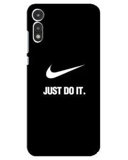 Чохол для Motorola MOTO E 2020 з картинкою «Класичний принт Nike» Чохол для Motorola MOTO E 2020 з картинкою «Класичний принт Nike»