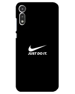 Чохол для Motorola MOTO E 2020 з картинкою «Мінімалізм від Nike» Чохол для Motorola MOTO E 2020 з картинкою «Мінімалізм від Nike»