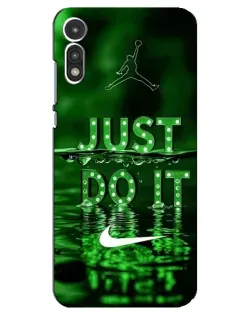 Чохол для Motorola MOTO E 2020 з картинкою «Зелений неоновий Nike» Чохол для Motorola MOTO E 2020 з картинкою «Зелений неоновий Nike»