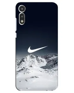 Чохол для Motorola MOTO E 2020 з картинкою «Nike — зимові гори» Чохол для Motorola MOTO E 2020 з картинкою «Nike — зимові гори»