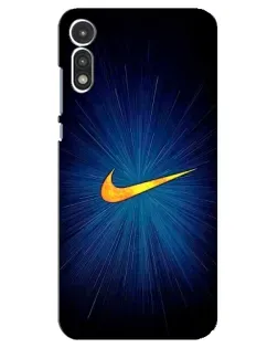 Чохол для Motorola MOTO E 2020 з картинкою «Синій пульс Nike» Чохол для Motorola MOTO E 2020 з картинкою «Синій пульс Nike»