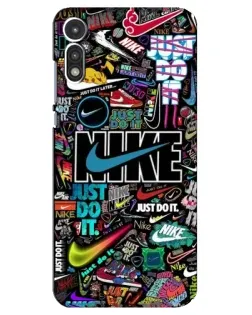 Чохол для Motorola MOTO E 2020 з картинкою «Яскравий колаж Nike» Чохол для Motorola MOTO E 2020 з картинкою «Яскравий колаж Nike»
