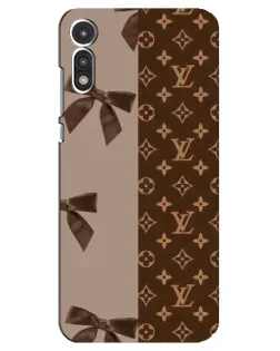 Чохол для Motorola MOTO E 2020 з картинкою «Louis Vuitton — банти»