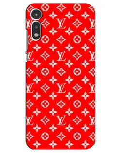 Чохол для Motorola MOTO E 2020 з картинкою «Яскравий паттерн LV»