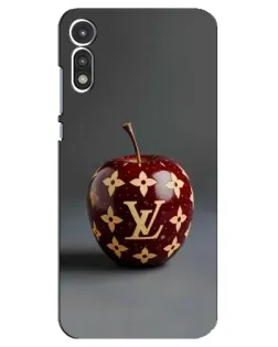 Чохол для Motorola MOTO E 2020 з картинкою «Червоне яблуко LV»