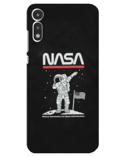 Чохол для Motorola MOTO E 2020 з картинкою «NASA — крокуємо по Місяцю» Чохол для Motorola MOTO E 2020 з картинкою «NASA — крокуємо по Місяцю»