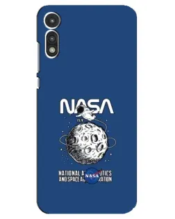 Чохол для Motorola MOTO E 2020 з картинкою «NASA — місячна місія» Чохол для Motorola MOTO E 2020 з картинкою «NASA — місячна місія»