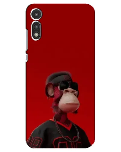 Чохол для Motorola MOTO E 2020 з картинкою «Bored Ape в червоному» Чохол для Motorola MOTO E 2020 з картинкою «Bored Ape в червоному»