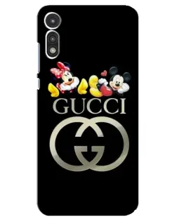 Чехол для Motorola MOTO E 2020 с картинкой «Gucci — герои Disney»