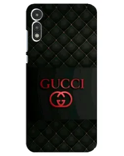 Чехол для Motorola MOTO E 2020 с картинкой «Gucci — стеганый черный»